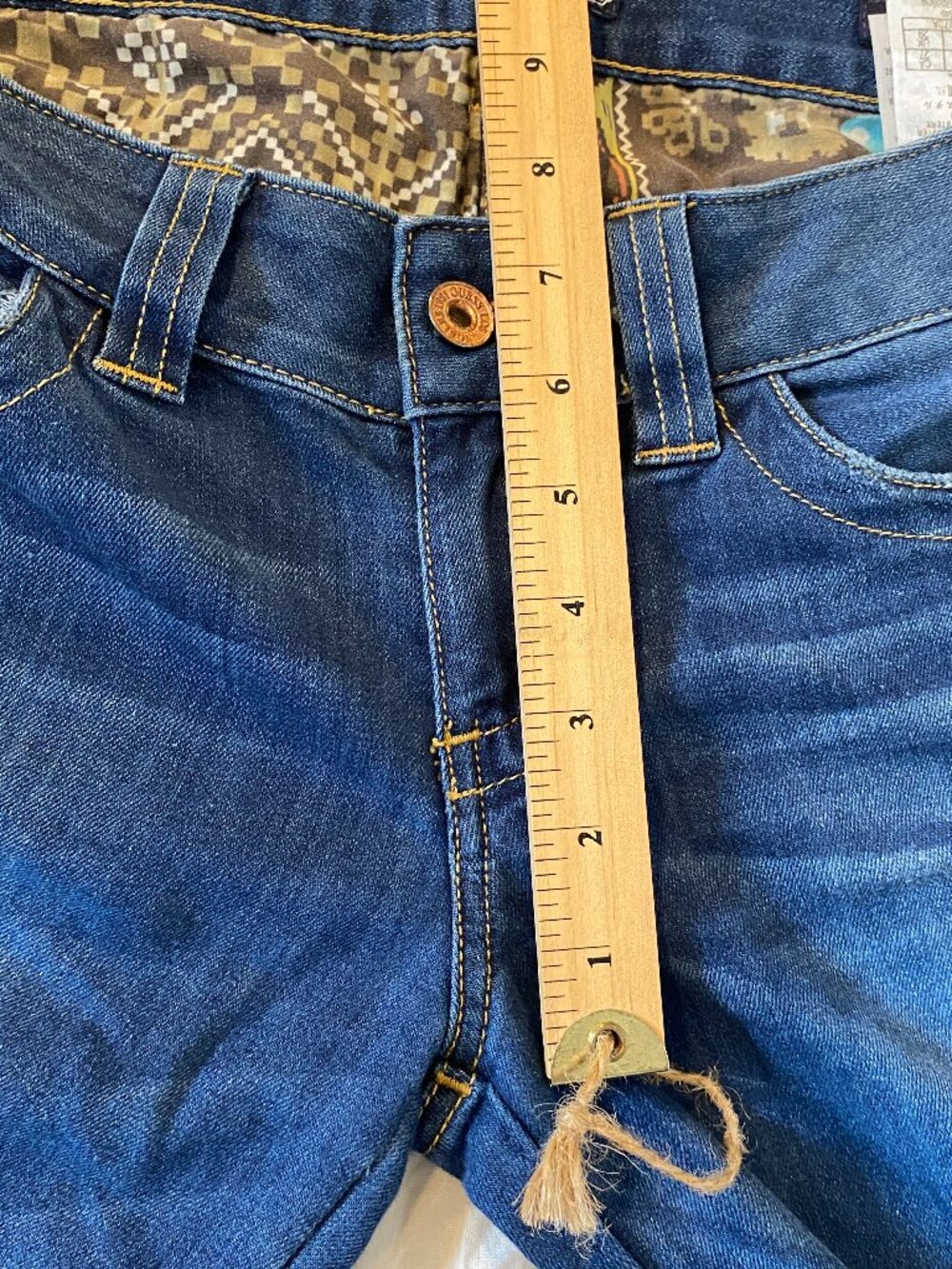 Vintage Guess Daredevil Y2K Ultra Low Rise Jeans - Medium Wash Denim Size 27